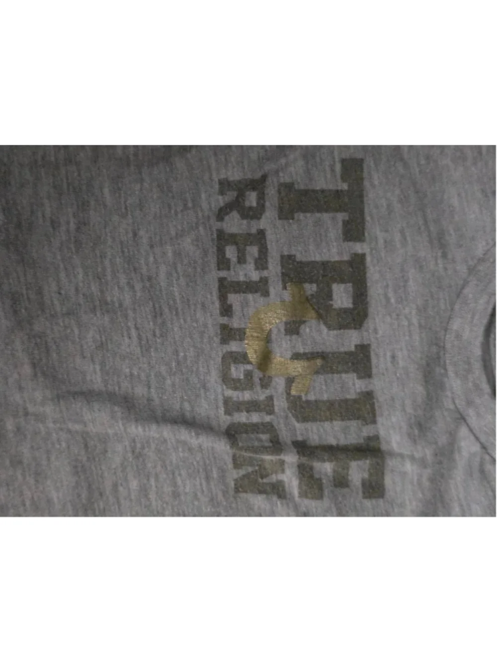 Baby True Religion‎ Gray & Gold Bodysuit 0-3 Months